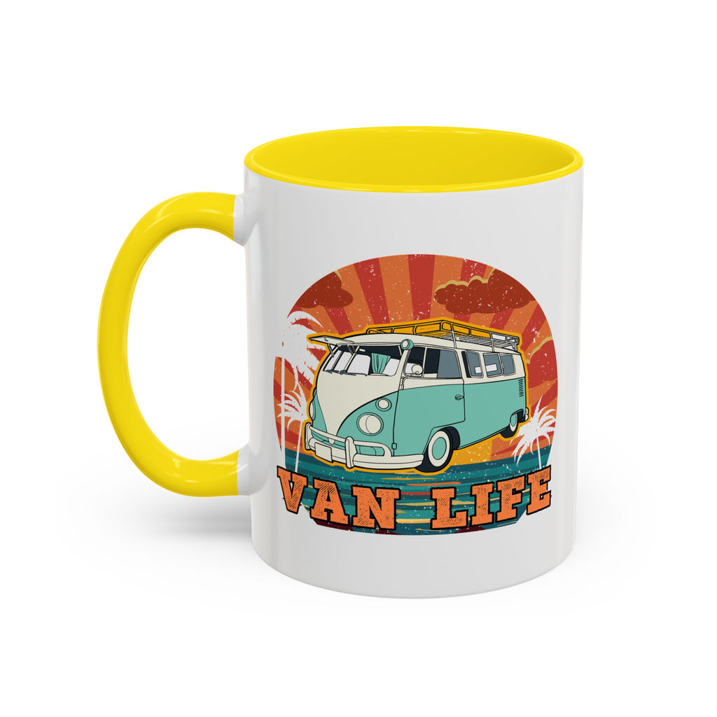 Van Life Coffee Mug — Retro VW Camper Accent Mug (11/15oz)