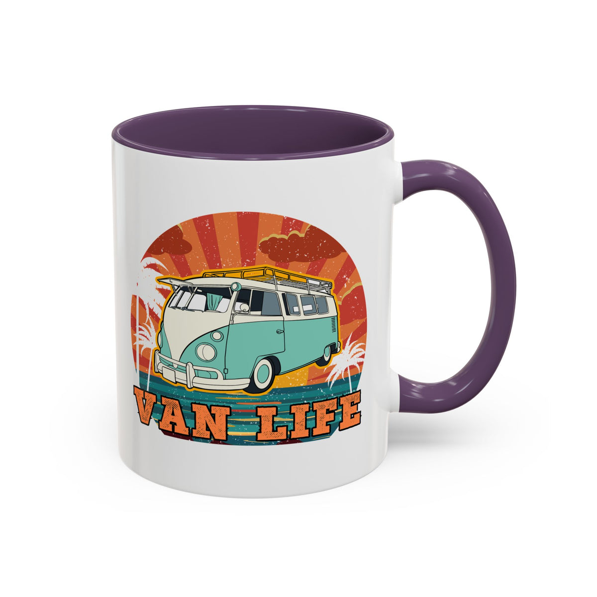 Van Life Coffee Mug — Retro VW Camper Accent Mug (11/15oz)