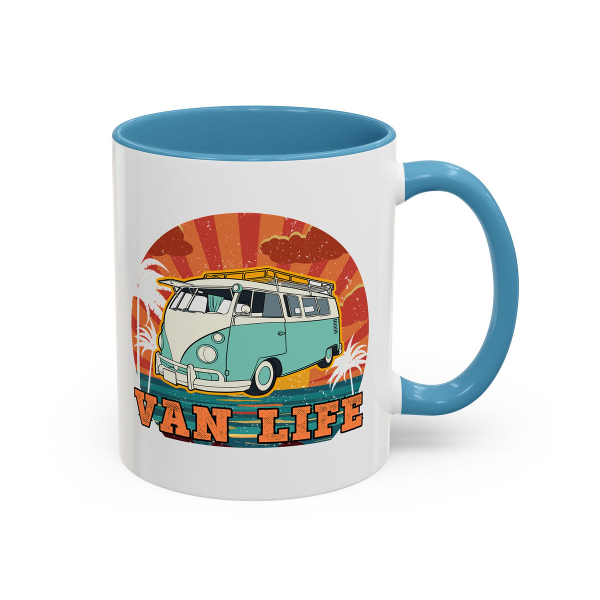Van Life Coffee Mug — Retro VW Camper Accent Mug (11/15oz)