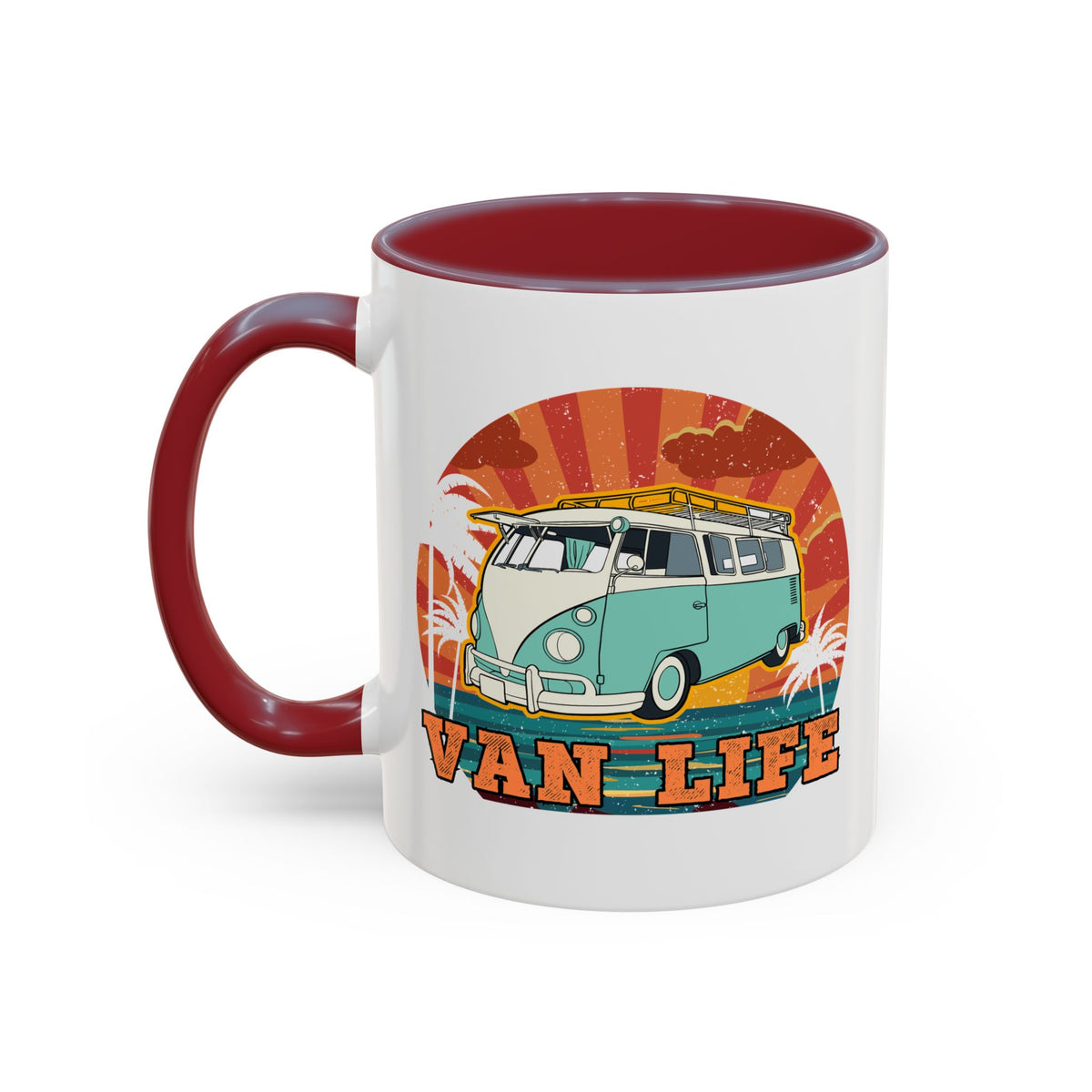 Van Life Coffee Mug — Retro VW Camper Accent Mug (11/15oz)