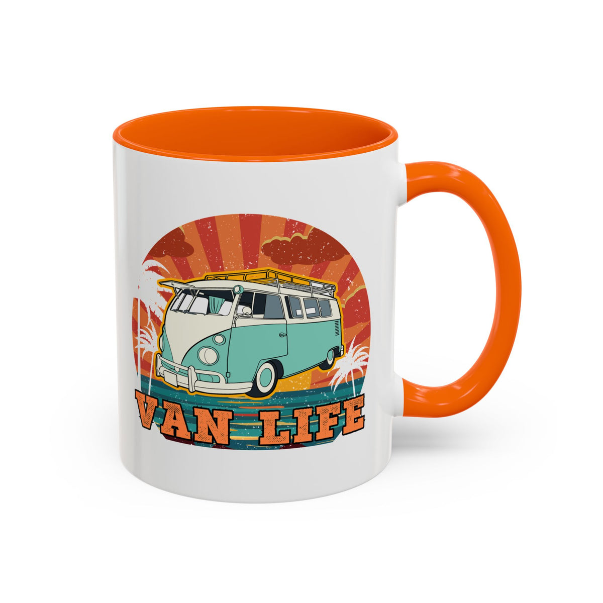 Van Life Coffee Mug — Retro VW Camper Accent Mug (11/15oz)
