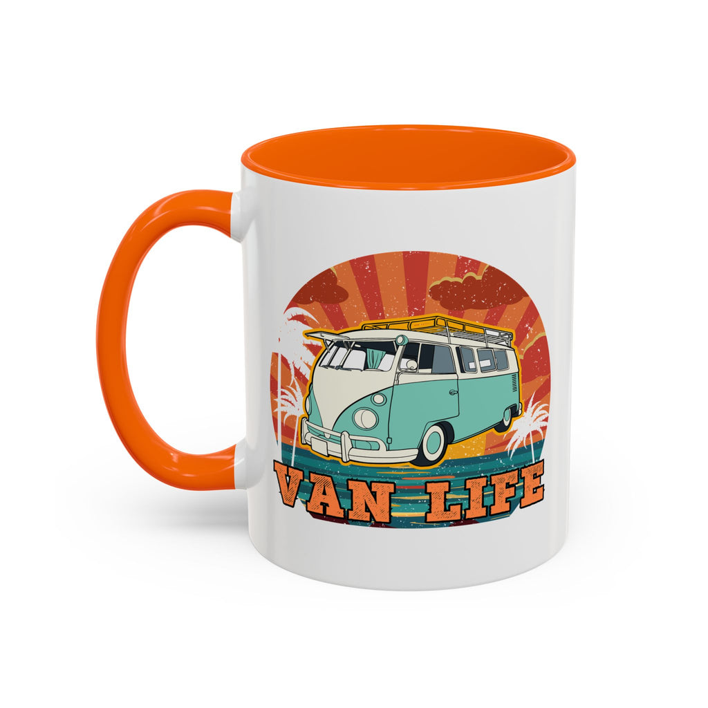 Van Life Coffee Mug — Retro VW Camper Accent Mug (11/15oz)