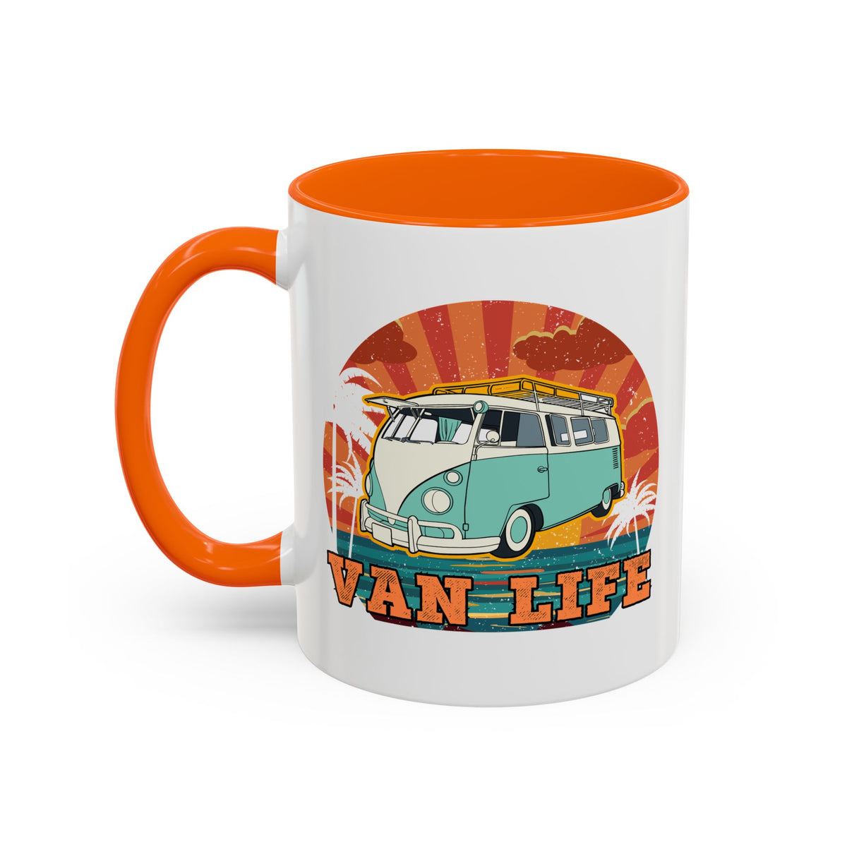 Van Life Coffee Mug — Retro VW Camper Accent Mug (11/15oz)