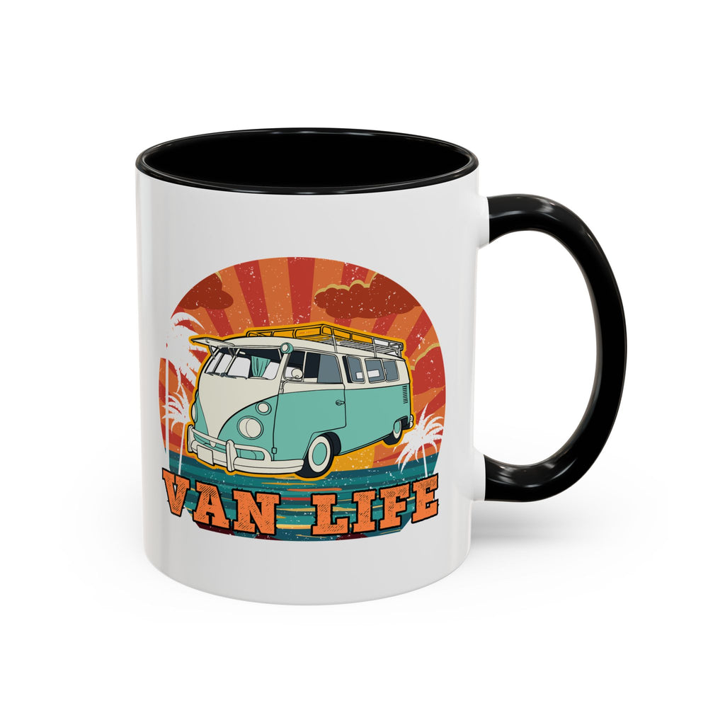 Van Life Coffee Mug — Retro VW Camper Accent Mug (11/15oz)