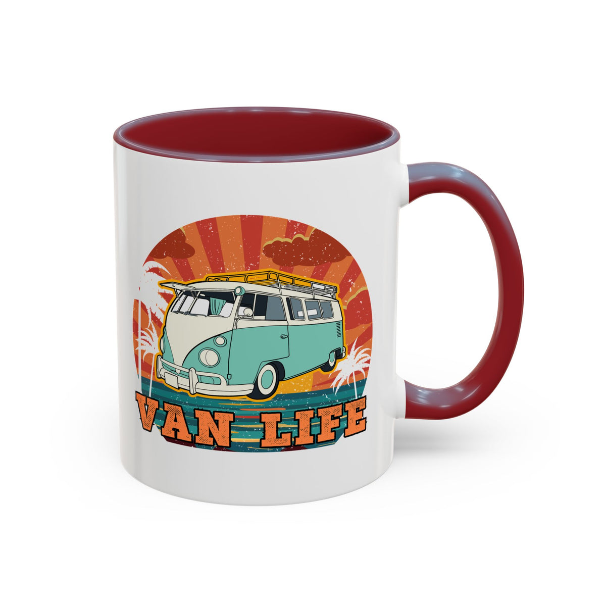 Van Life Coffee Mug — Retro VW Camper Accent Mug (11/15oz)