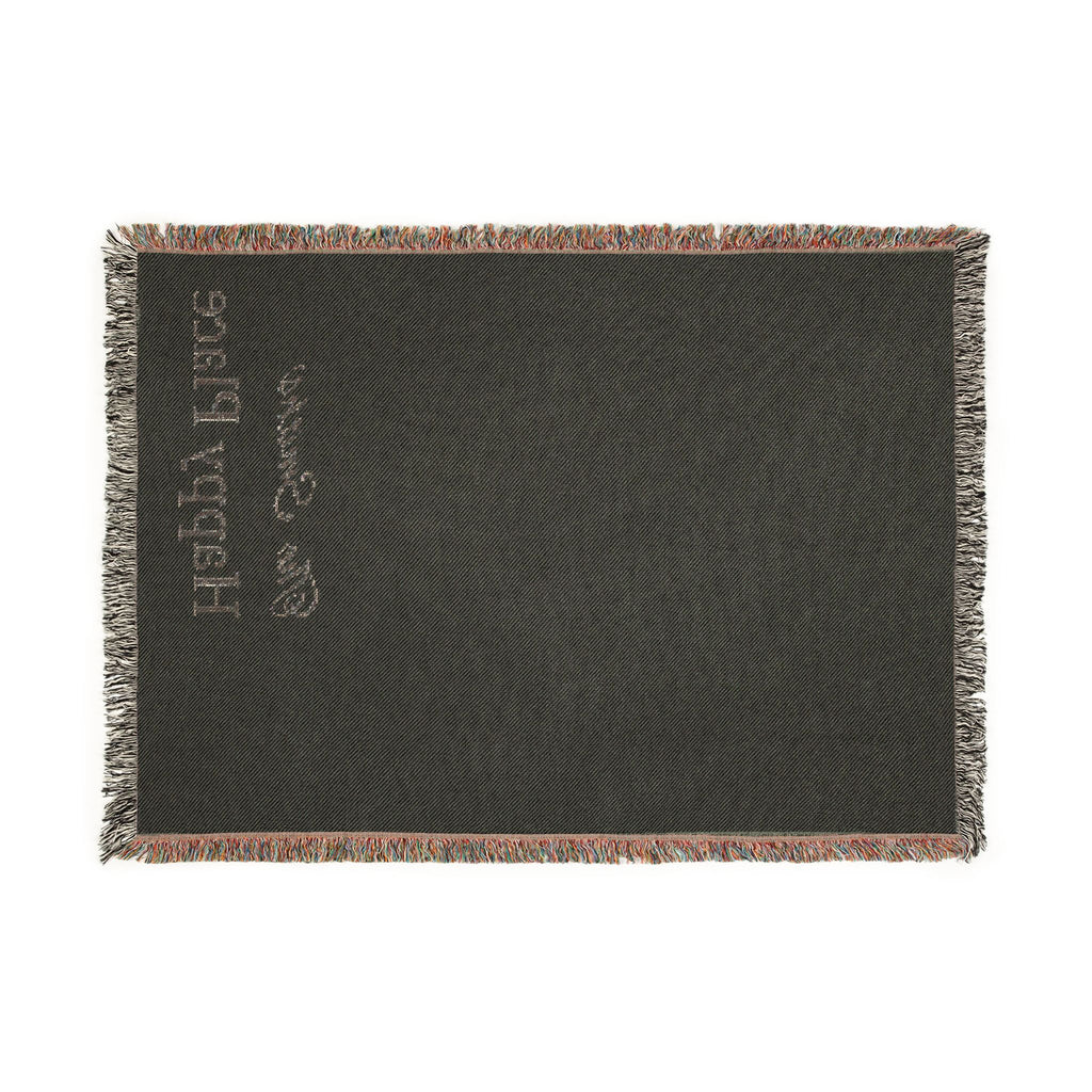 Personalised Woven Blanket Cozy Home Throw