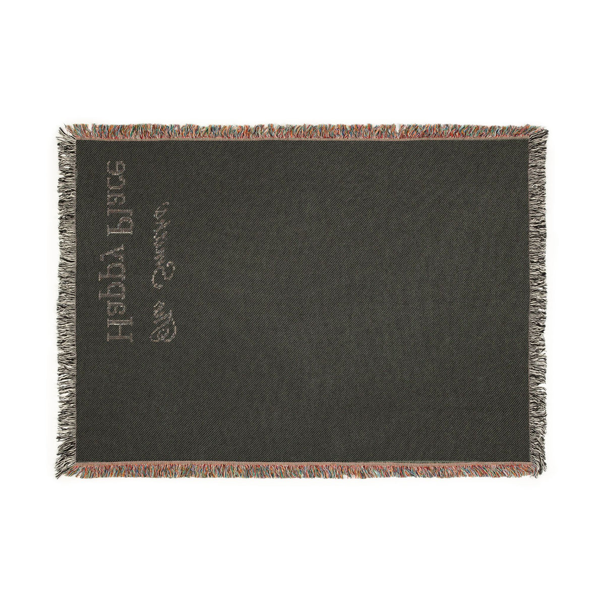 Personalised Woven Blanket Cozy Home Throw