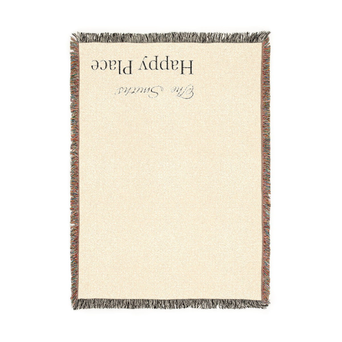 Personalised Woven Blanket Cozy Home Throw