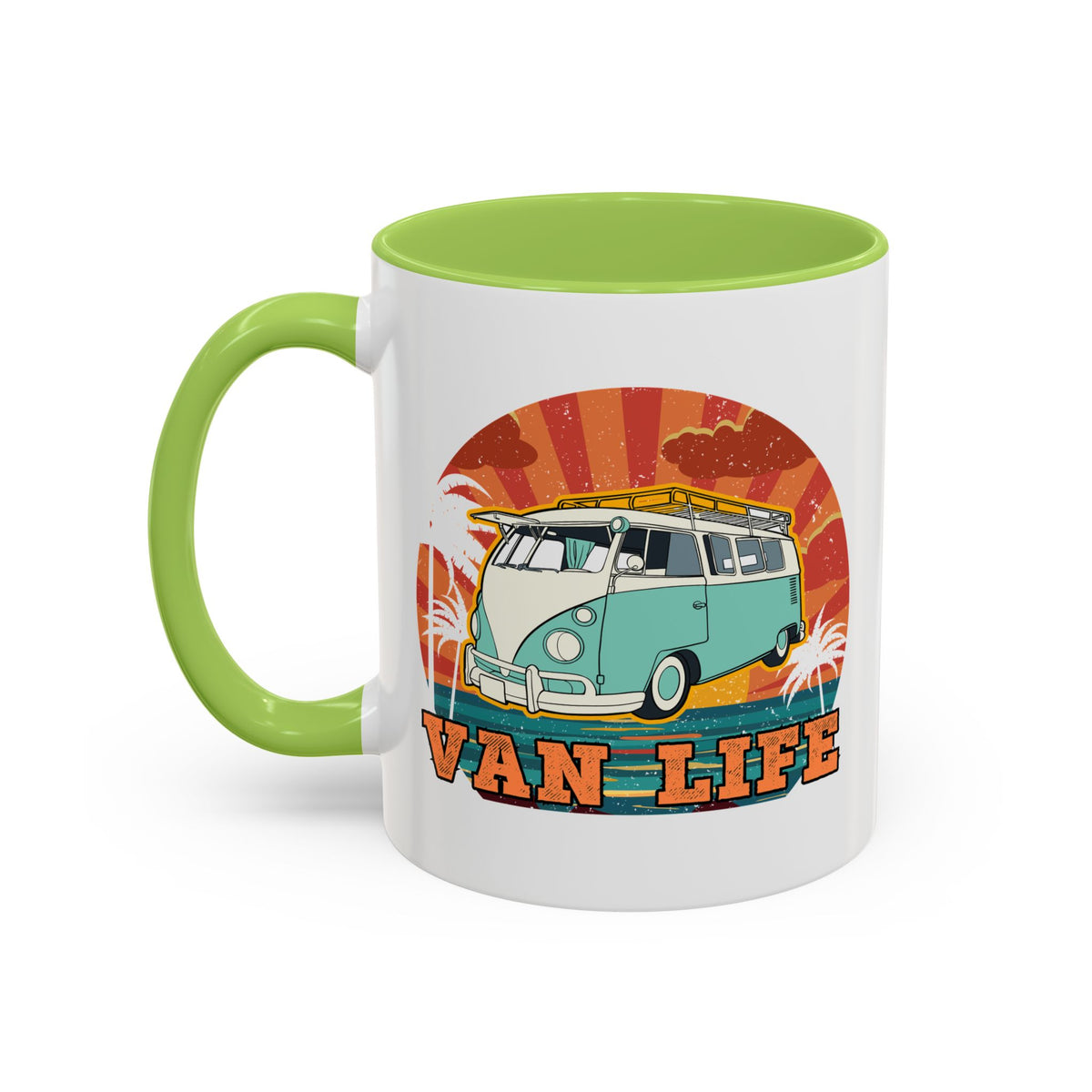 Van Life Coffee Mug — Retro VW Camper Accent Mug (11/15oz)