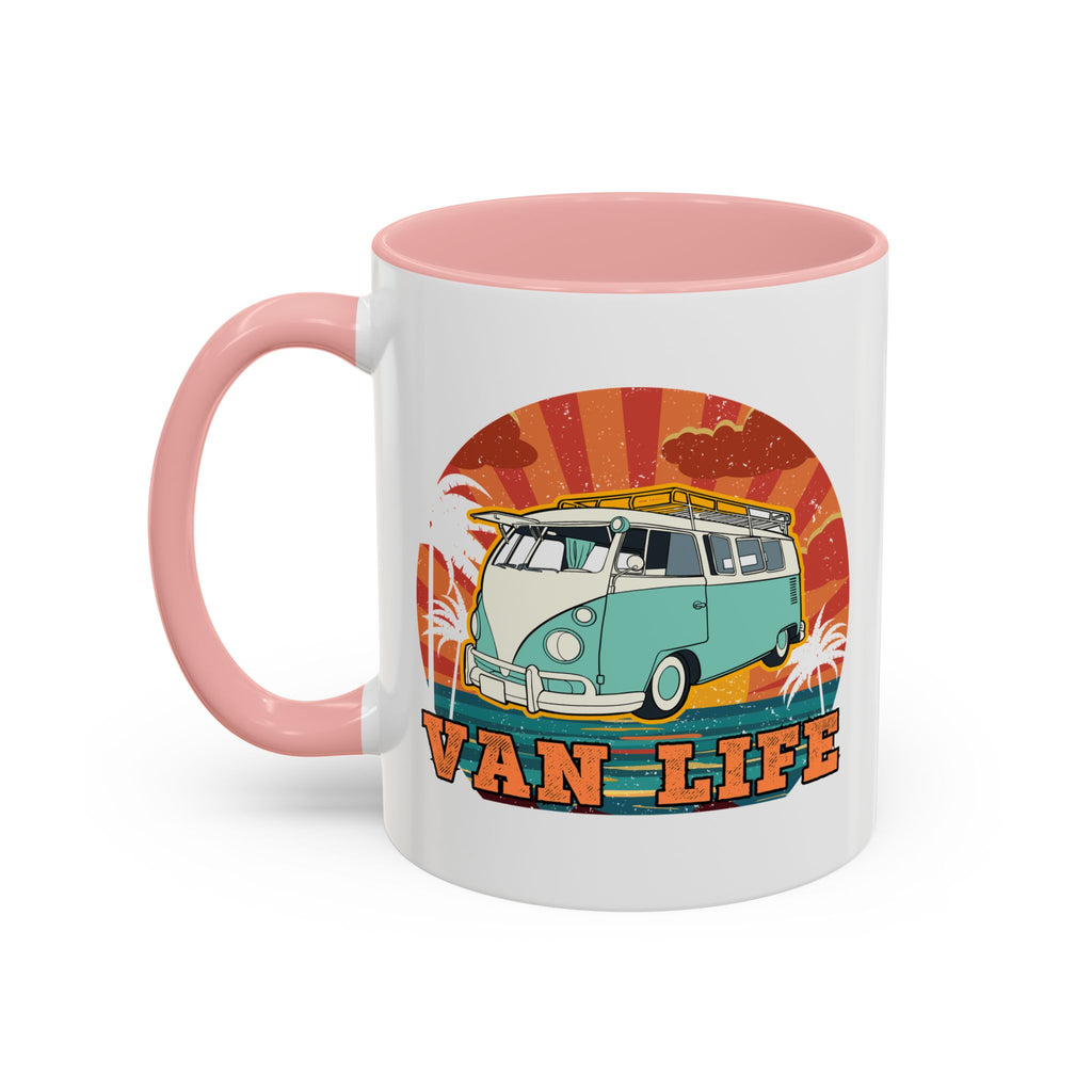 Van Life Coffee Mug — Retro VW Camper Accent Mug (11/15oz)