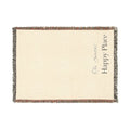 Personalised Woven Blanket Cozy Home Throw