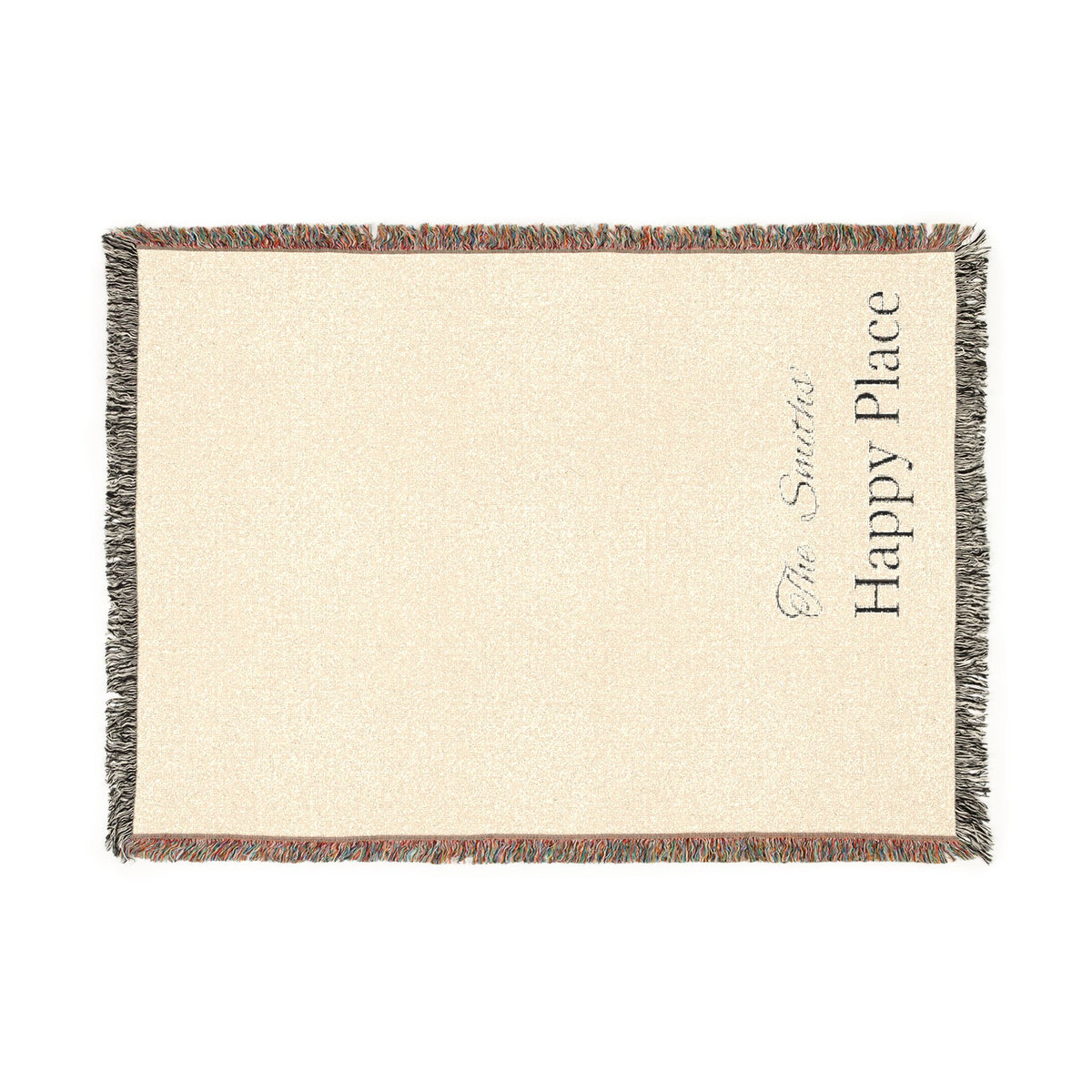 Personalised Woven Blanket Cozy Home Throw