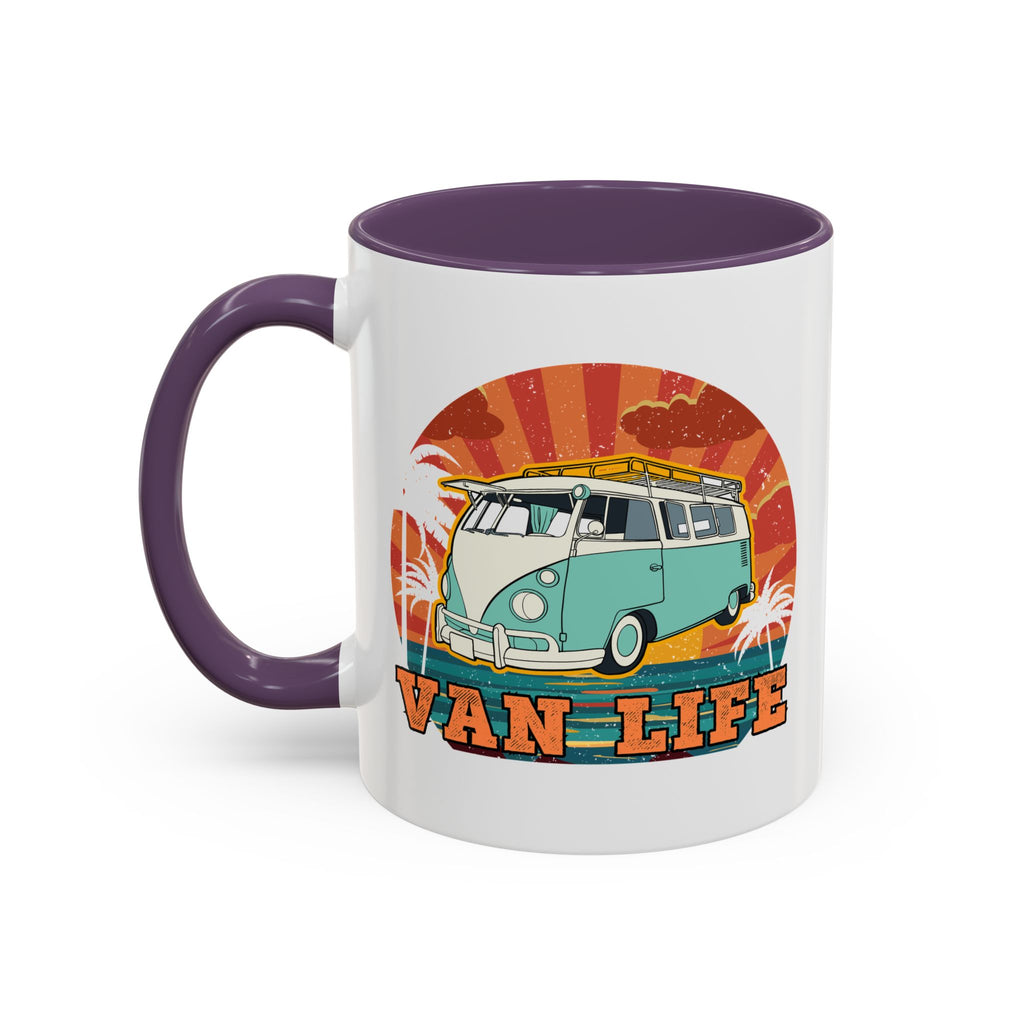 Van Life Coffee Mug — Retro VW Camper Accent Mug (11/15oz)