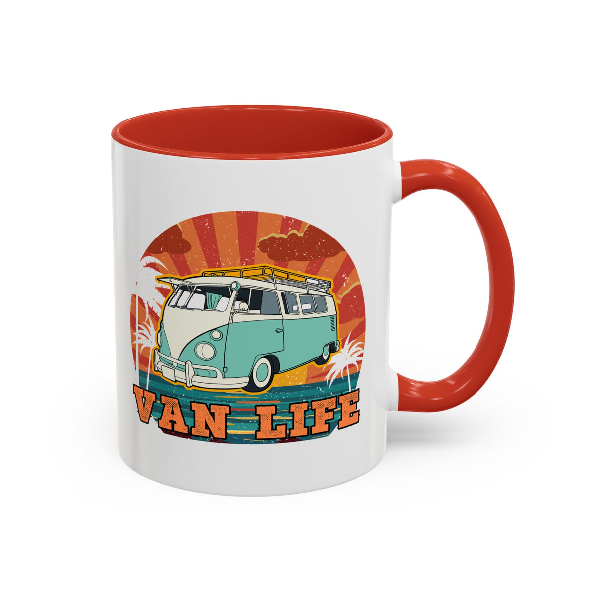 Van Life Coffee Mug — Retro VW Camper Accent Mug (11/15oz)