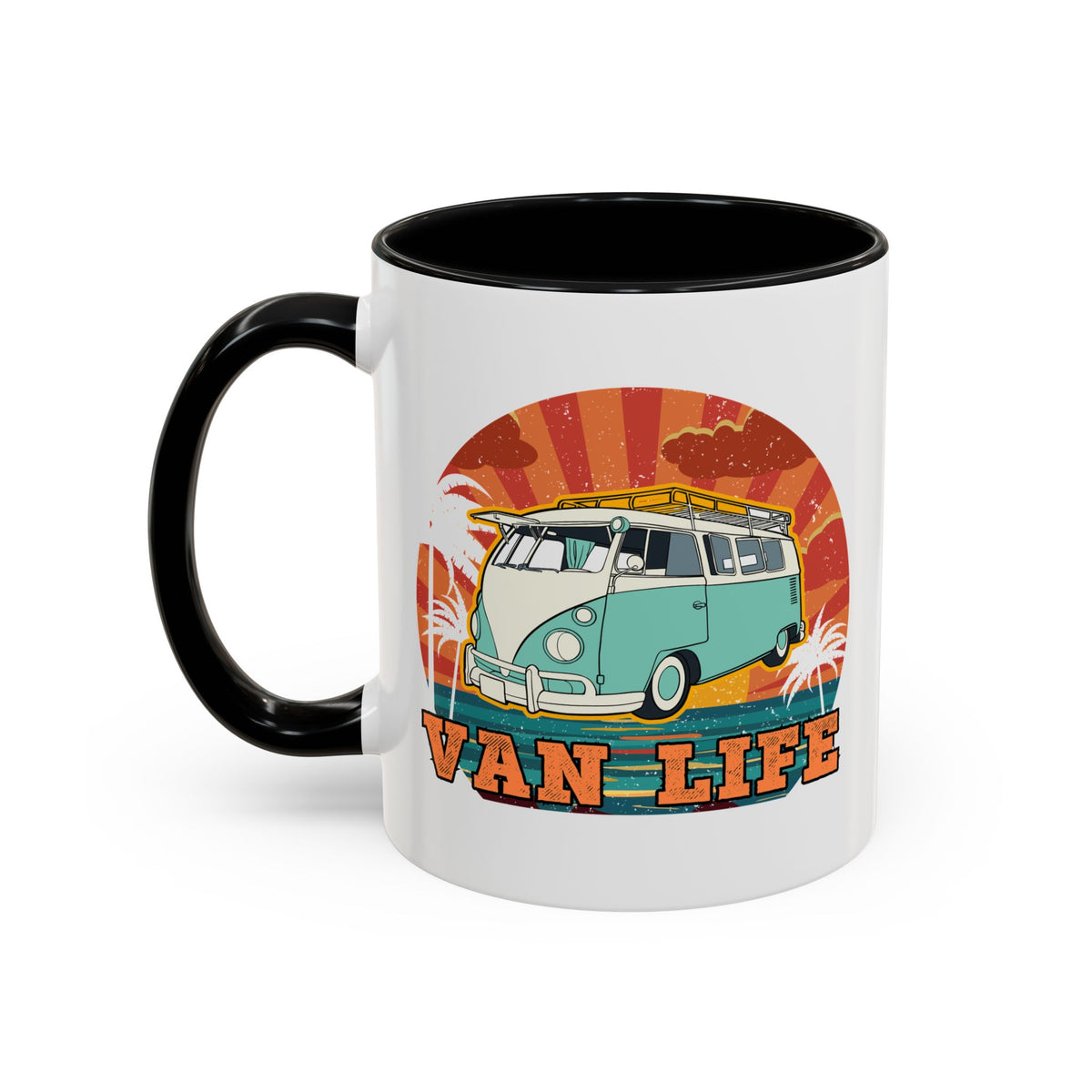 Van Life Coffee Mug — Retro VW Camper Accent Mug (11/15oz)