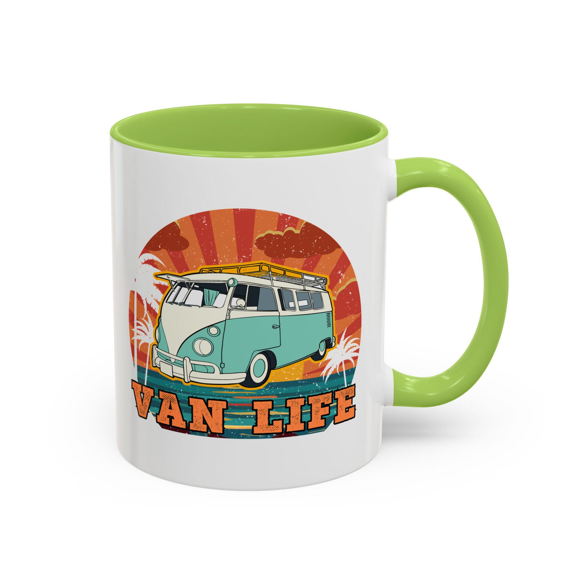 Van Life Coffee Mug — Retro VW Camper Accent Mug (11/15oz)
