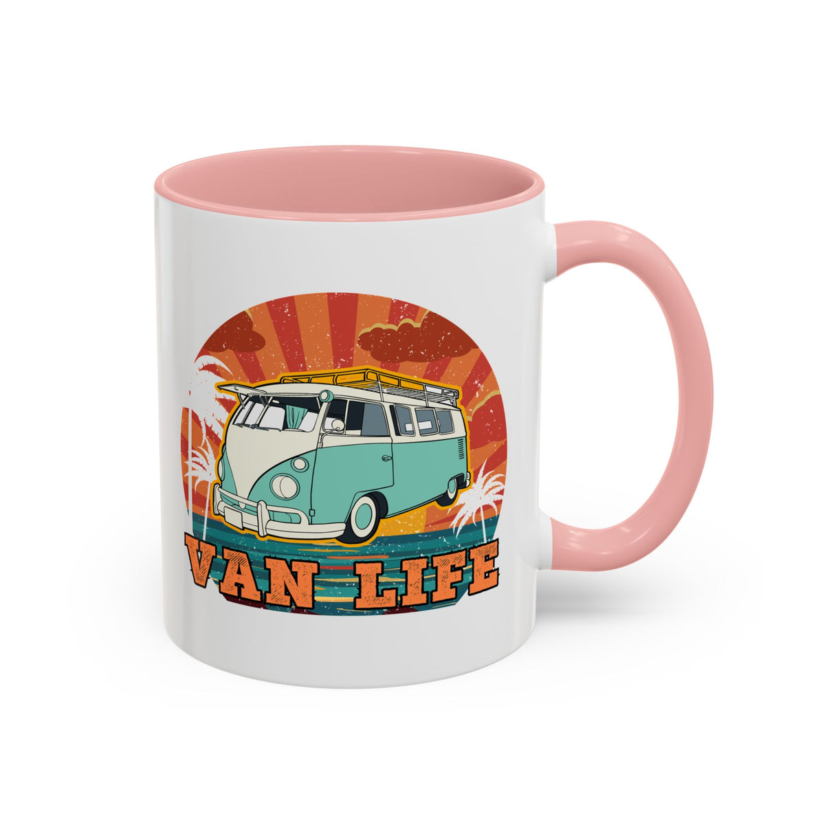 Van Life Coffee Mug — Retro VW Camper Accent Mug (11/15oz)