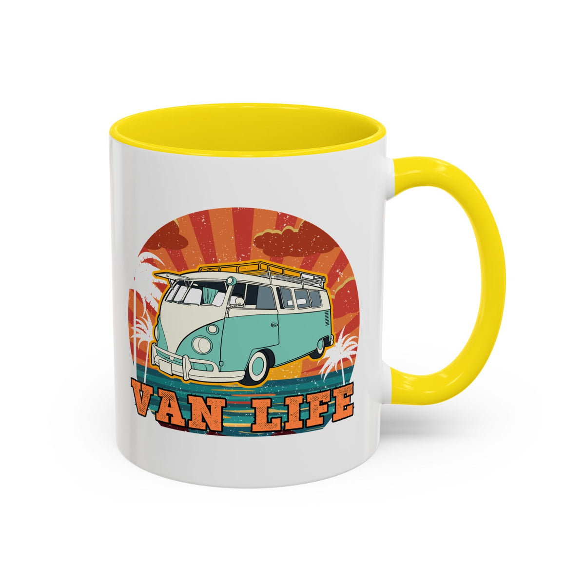Van Life Coffee Mug — Retro VW Camper Accent Mug (11/15oz)